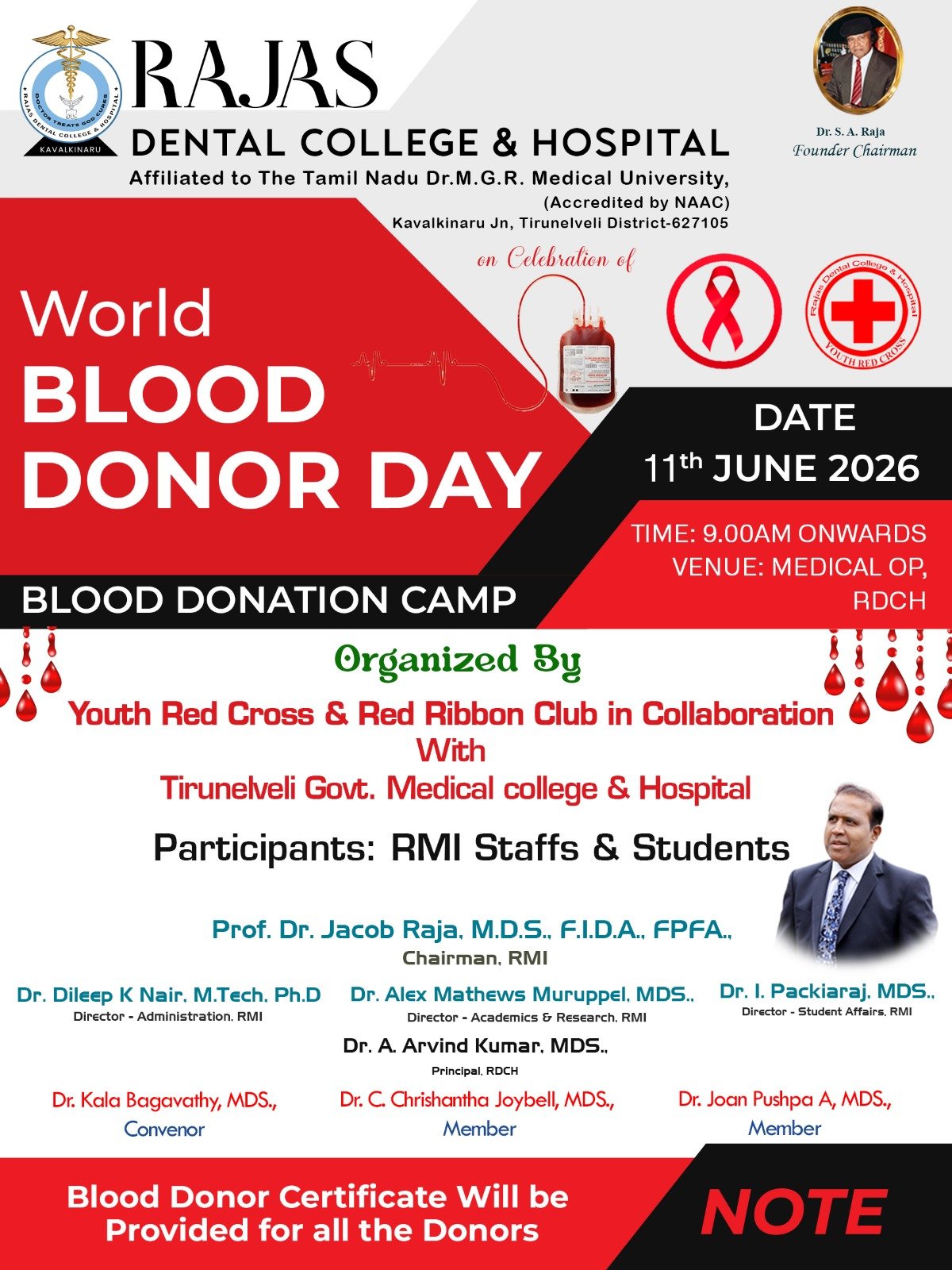 WORLD BLOOD DONOR DAY - 11.06.2026